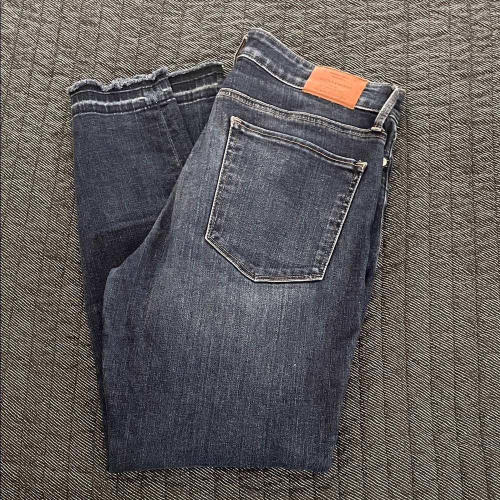 Lucky Brand Dark Wash Ankle Jeans